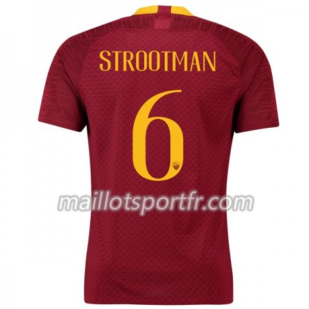 Maillot de Foot AS Roma Strootman 6 Domicile 2018/19 Maillot de Foot AS Roma Strootman 6 Domicile 2018/19